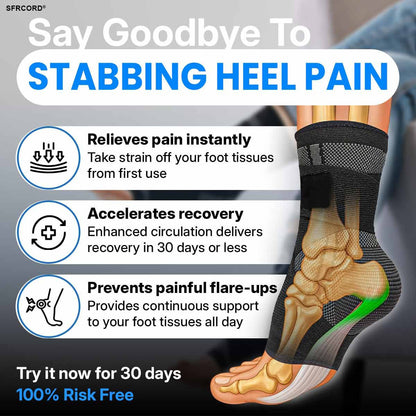 Sfrcord® Foot Sleeves — Fast Foot Pain Relief & All-Day Support 🌿