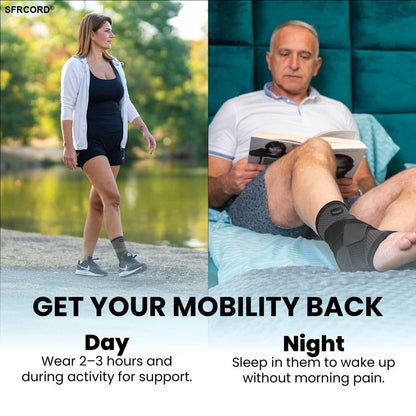 Sfrcord® Foot Sleeves — Fast Foot Pain Relief & All-Day Support 🌿