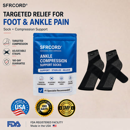 Sfrcord® Foot Sleeves — Fast Foot Pain Relief & All-Day Support 🌿